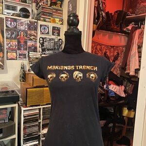 Marianas Trench Skull Women’s Fitted Tee